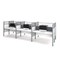 Bestar Bestar Pro-Biz 183W 6-Person Office Cubicles with Gray Tack Boards and High Privacy Panels in white 100873DG-17 - alternate 2